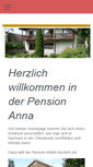 Mobile Screenshot of pension-anna.net