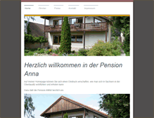 Tablet Screenshot of pension-anna.net