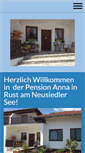 Mobile Screenshot of pension-anna.com